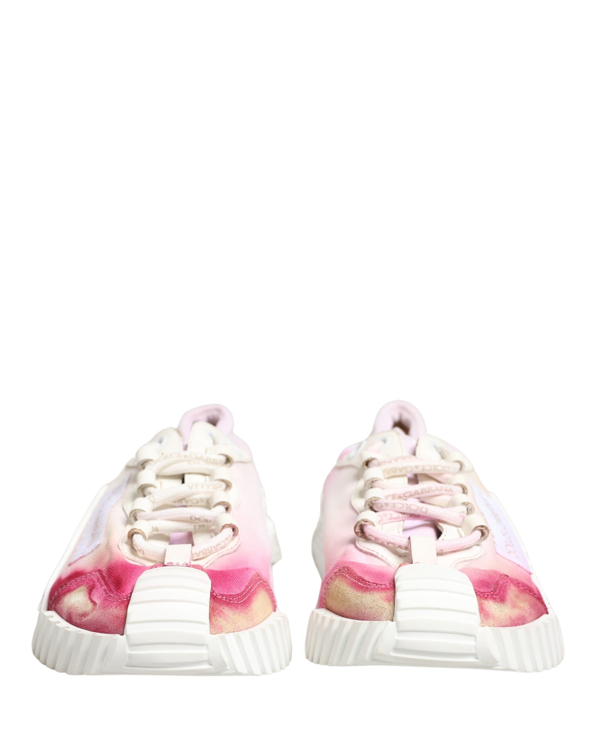 Dolce & Gabbana White NS1 Lace Up Low Top Sneakers Shoes