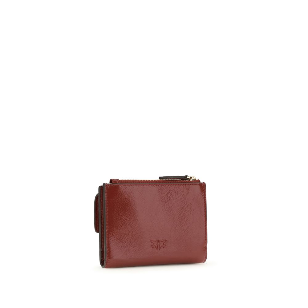 Discover the PINKO Bordeaux Calf Leather Bos Taurus Wallet from the SS26 collection, where exquisite craftsmanship meets timeless elegance for the discerning individual.