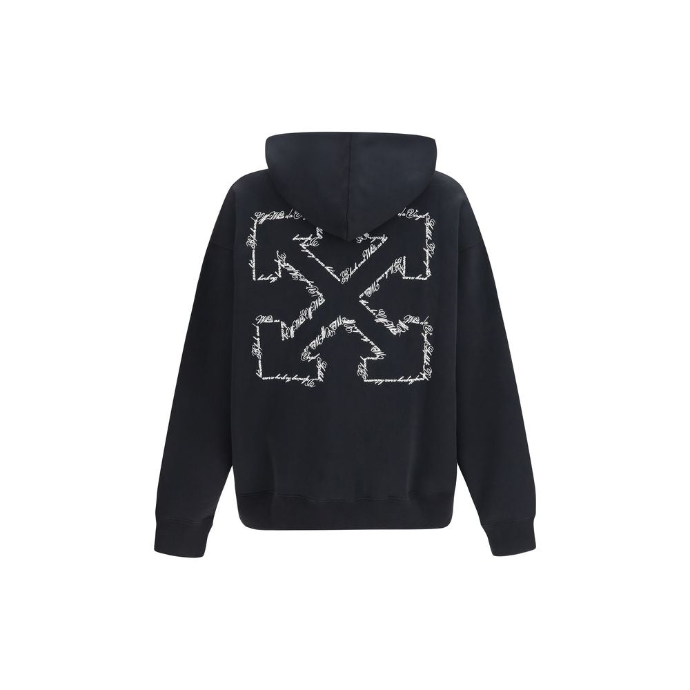 Elevate your wardrobe with the Off-White Black Cotton Sweatshirt, a masterpiece of luxury craftsmanship and urban sophistication, perfect for discerning tastes.