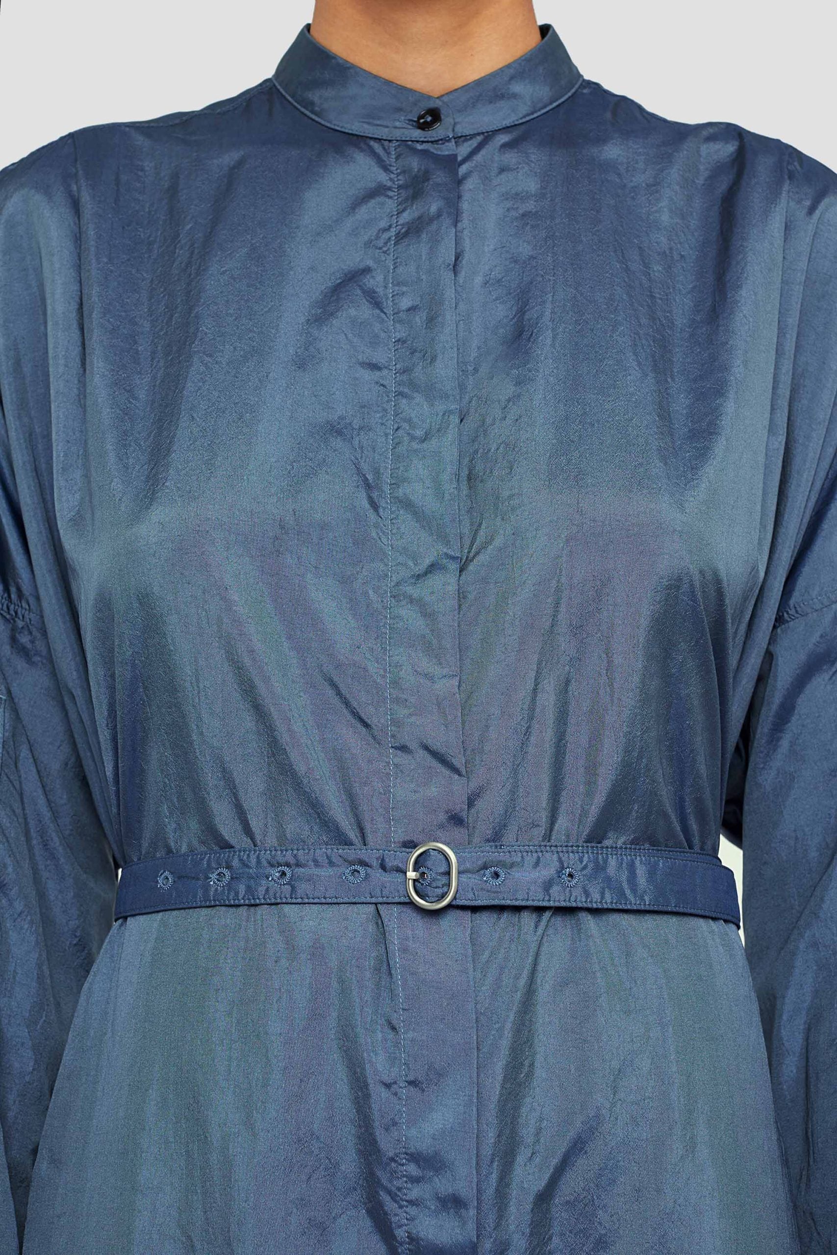 Jil Sander Blue Fibres Casual Dress