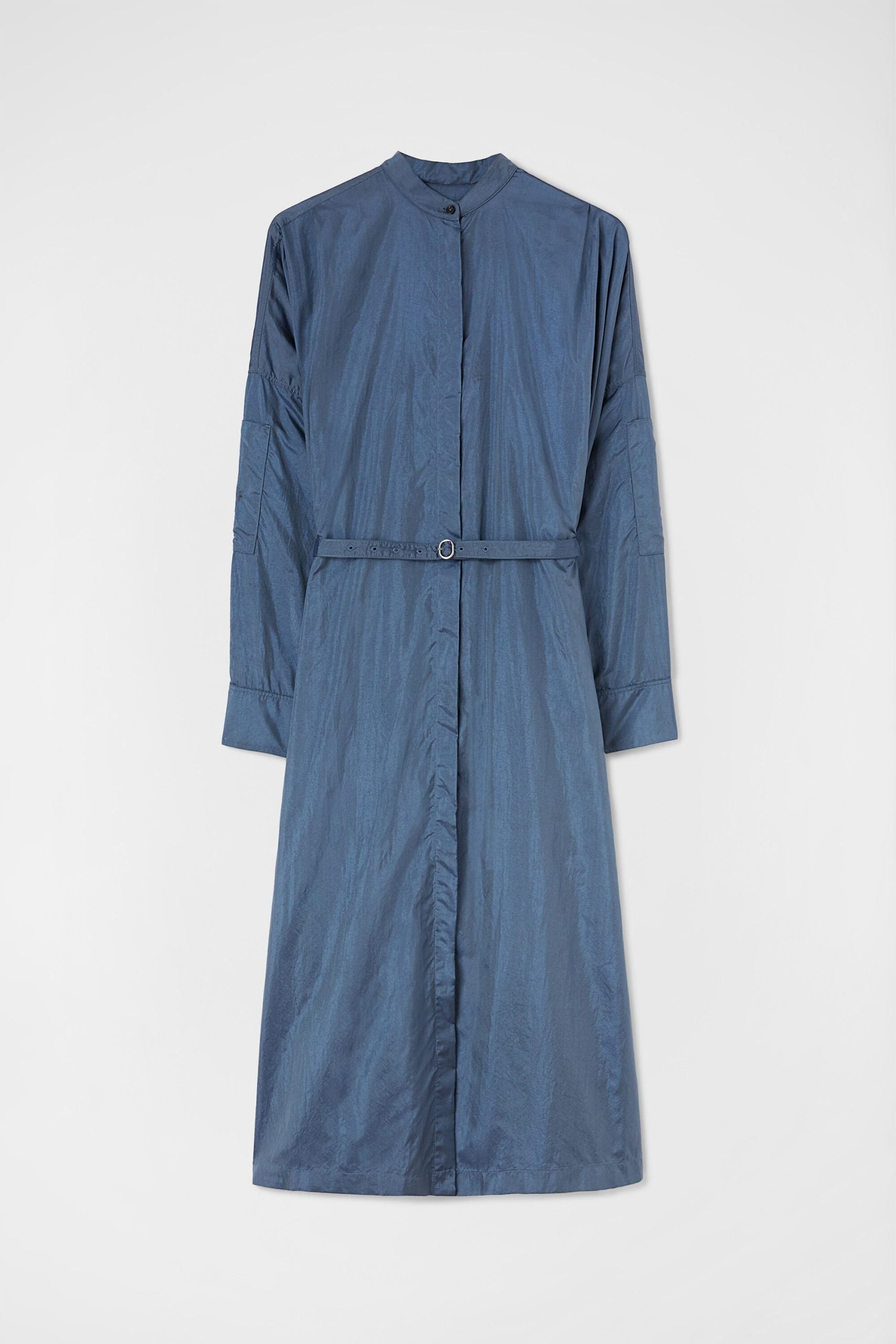 Jil Sander Blue Fibres Casual Dress