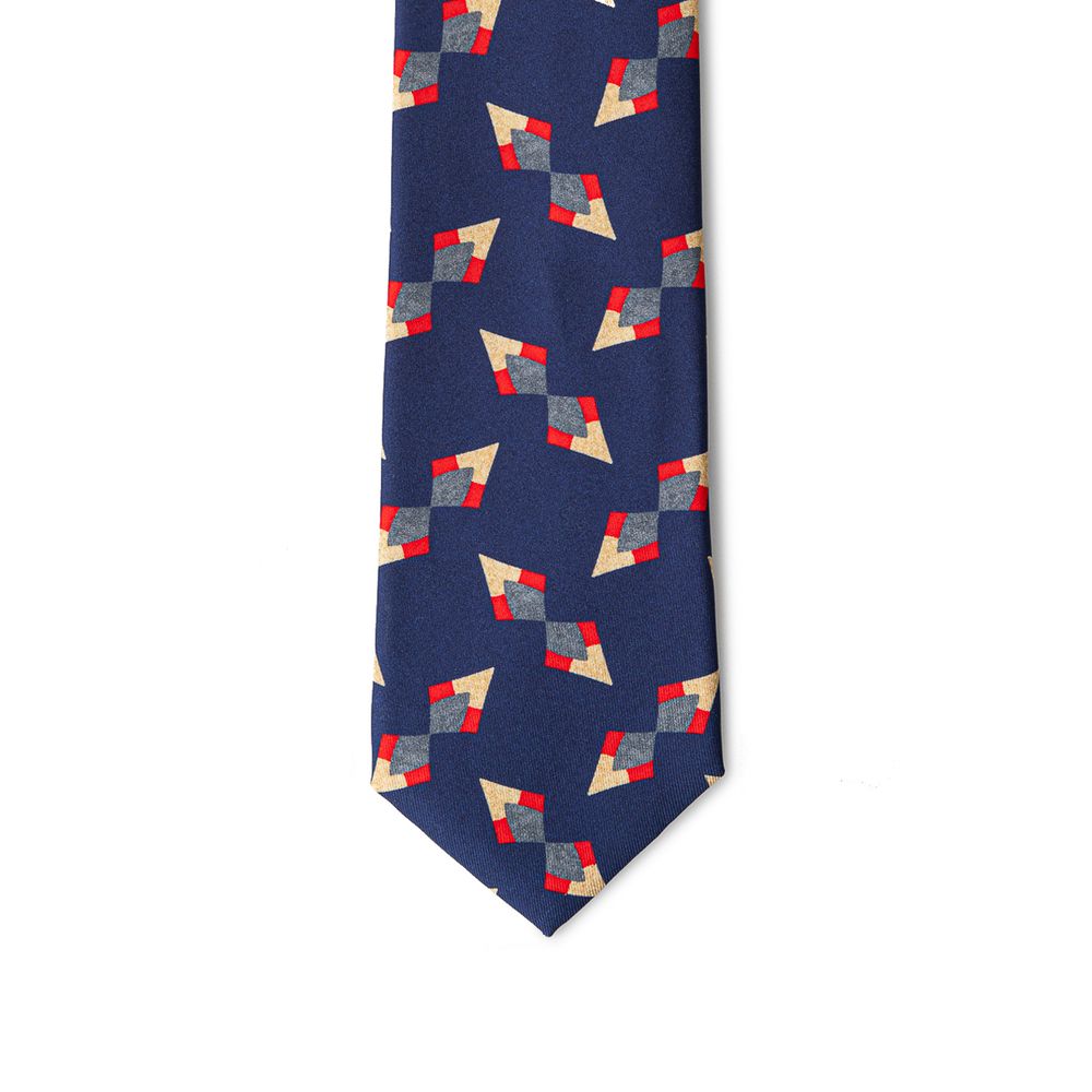 Giorgio Armani Blue Silk Tie