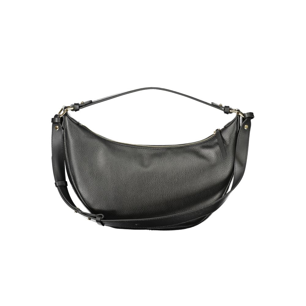 Coccinelle Black Leather Handbag - Artisanal Luxury Elegance