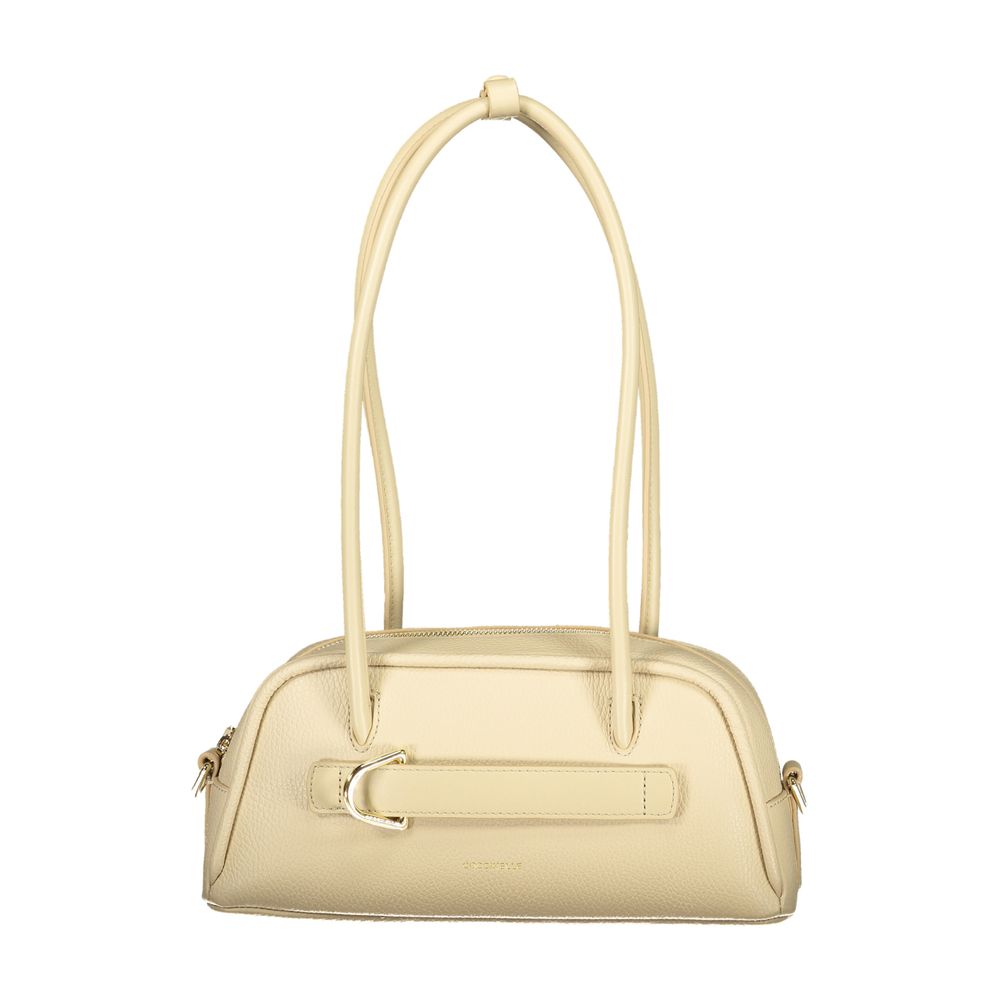 Coccinelle Beige Leather Handbag - Artisanal Luxury Design