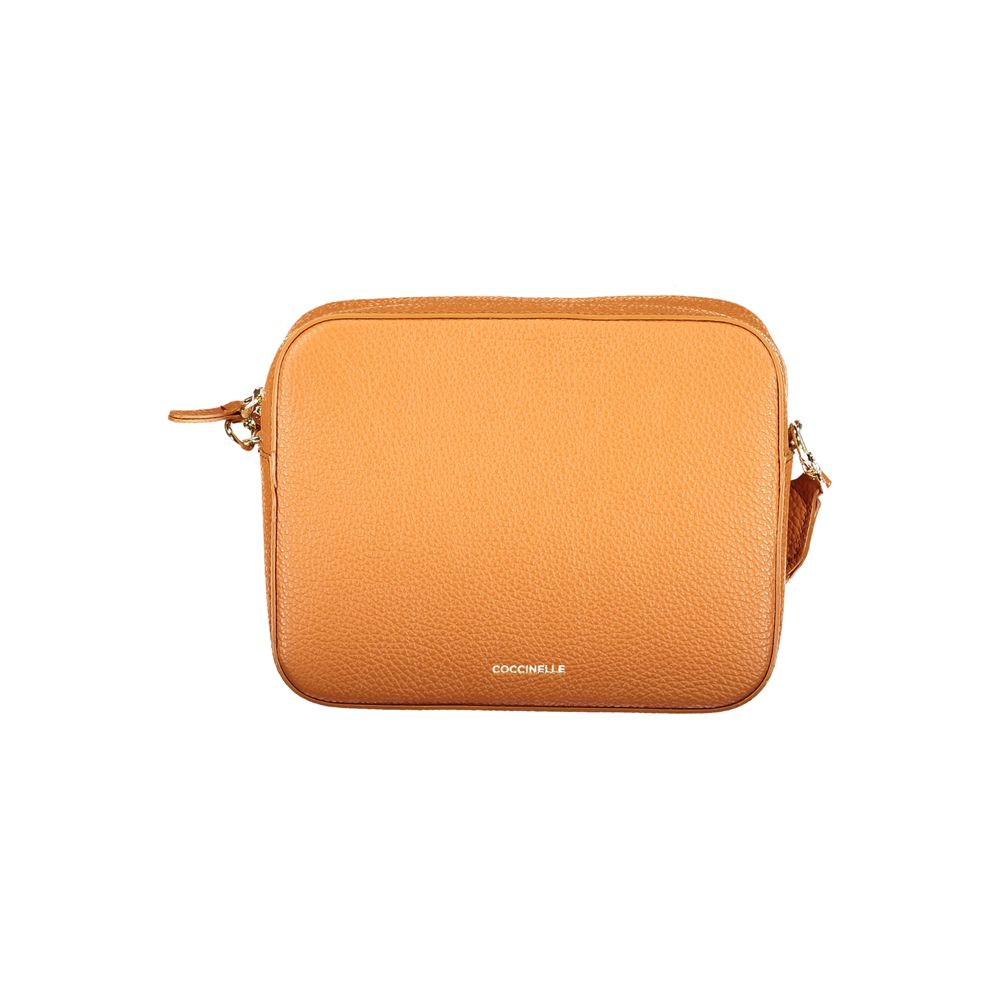 Coccinelle Arancione Leather Handbag - Artisanal Luxury Elegance