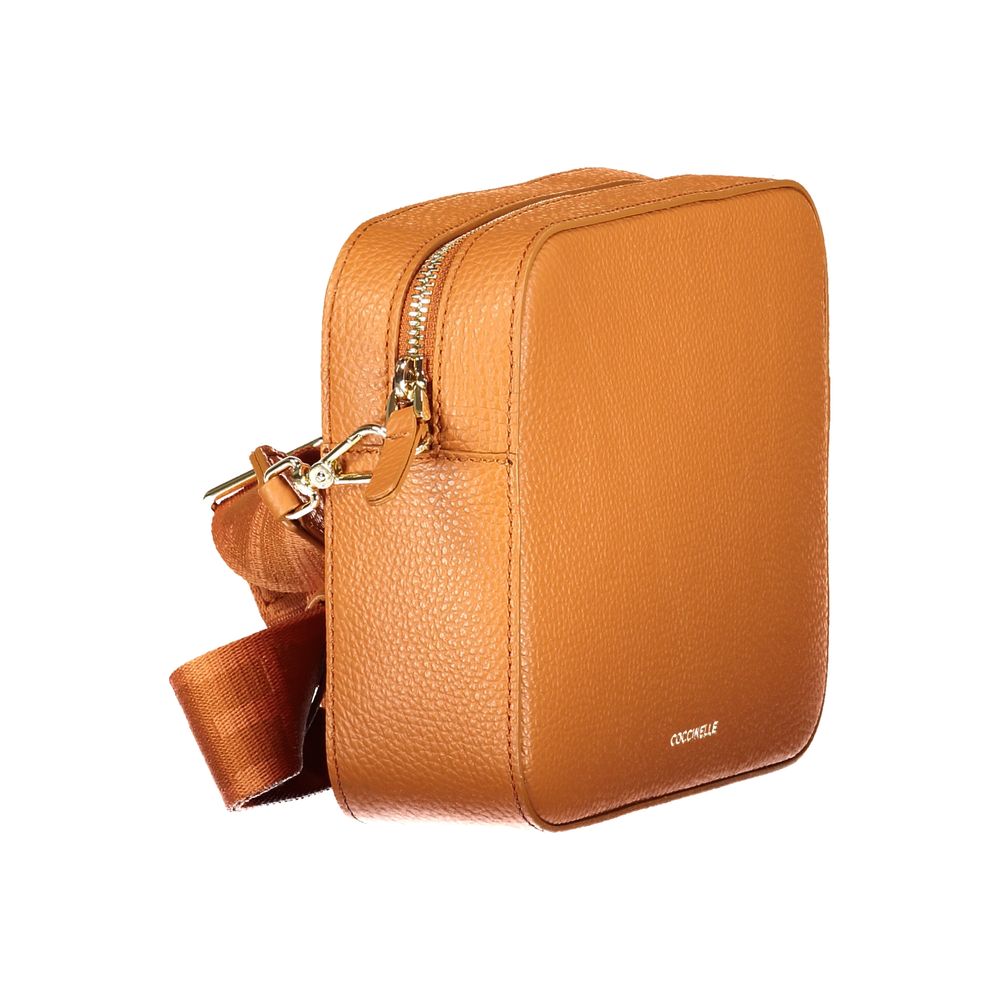 Coccinelle Arancione Leather Handbag - Artisanal Luxury Elegance