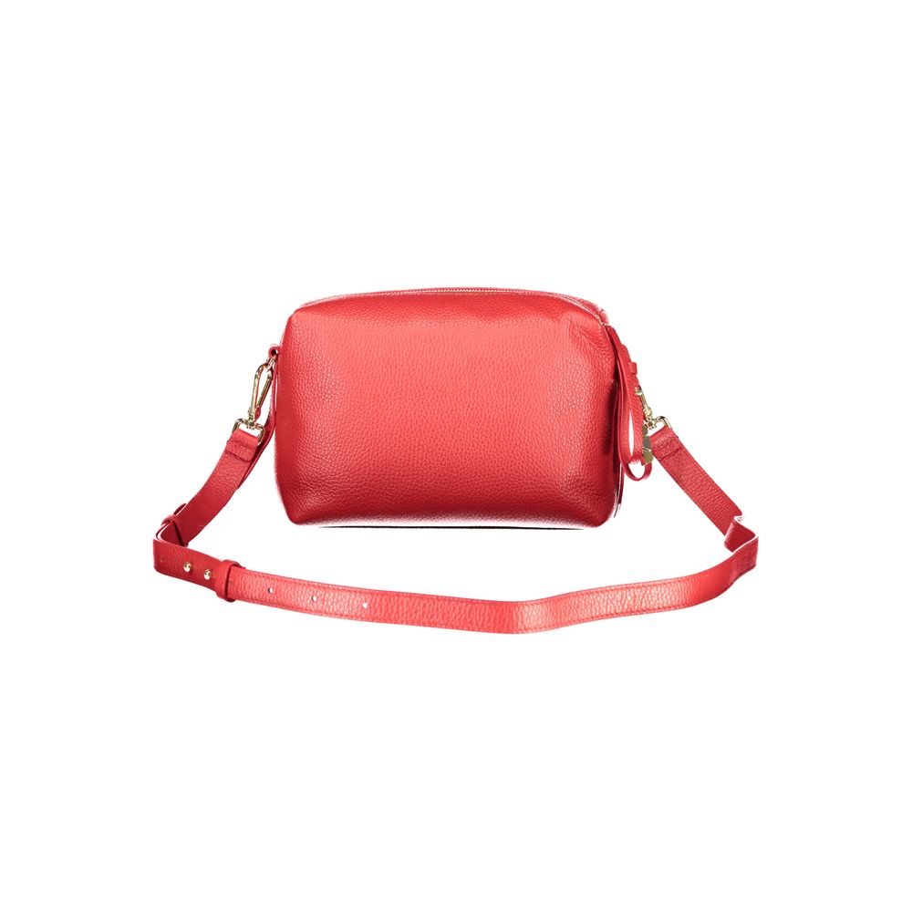 Coccinelle Rosso Pelle Handbag - Artisanal Luxury Accessory