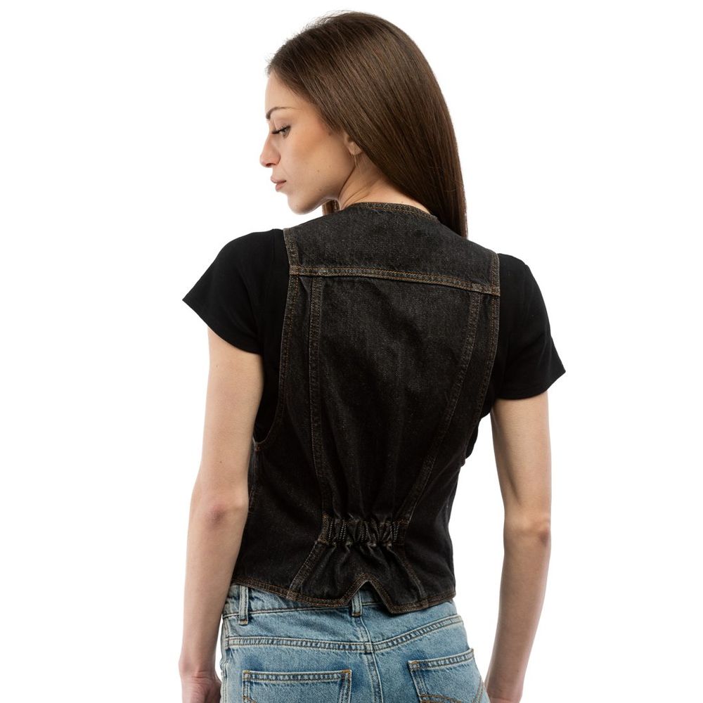 Moschino Multicolor Cotton Waistcoat