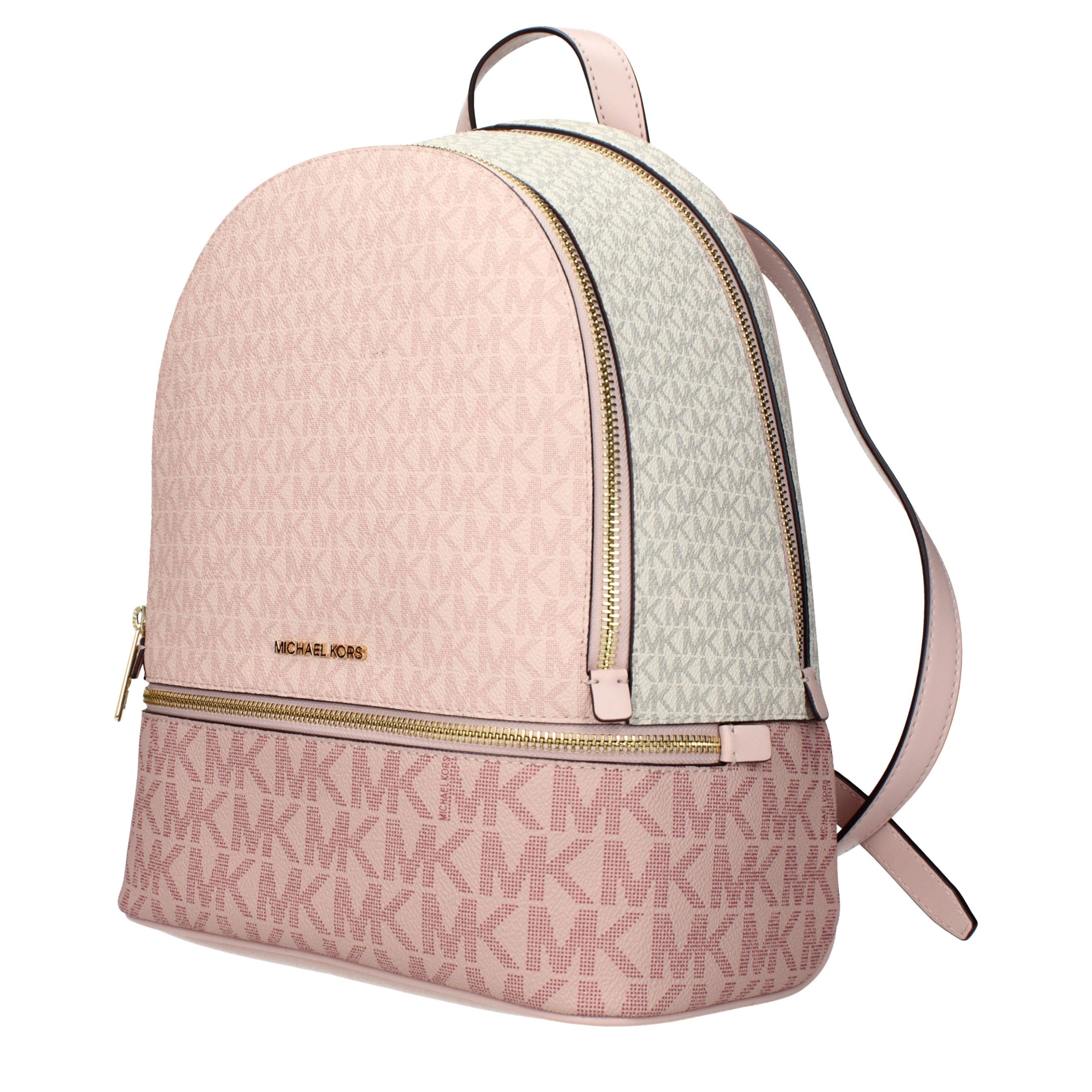 Michael Kors Pink Fabric Backpack