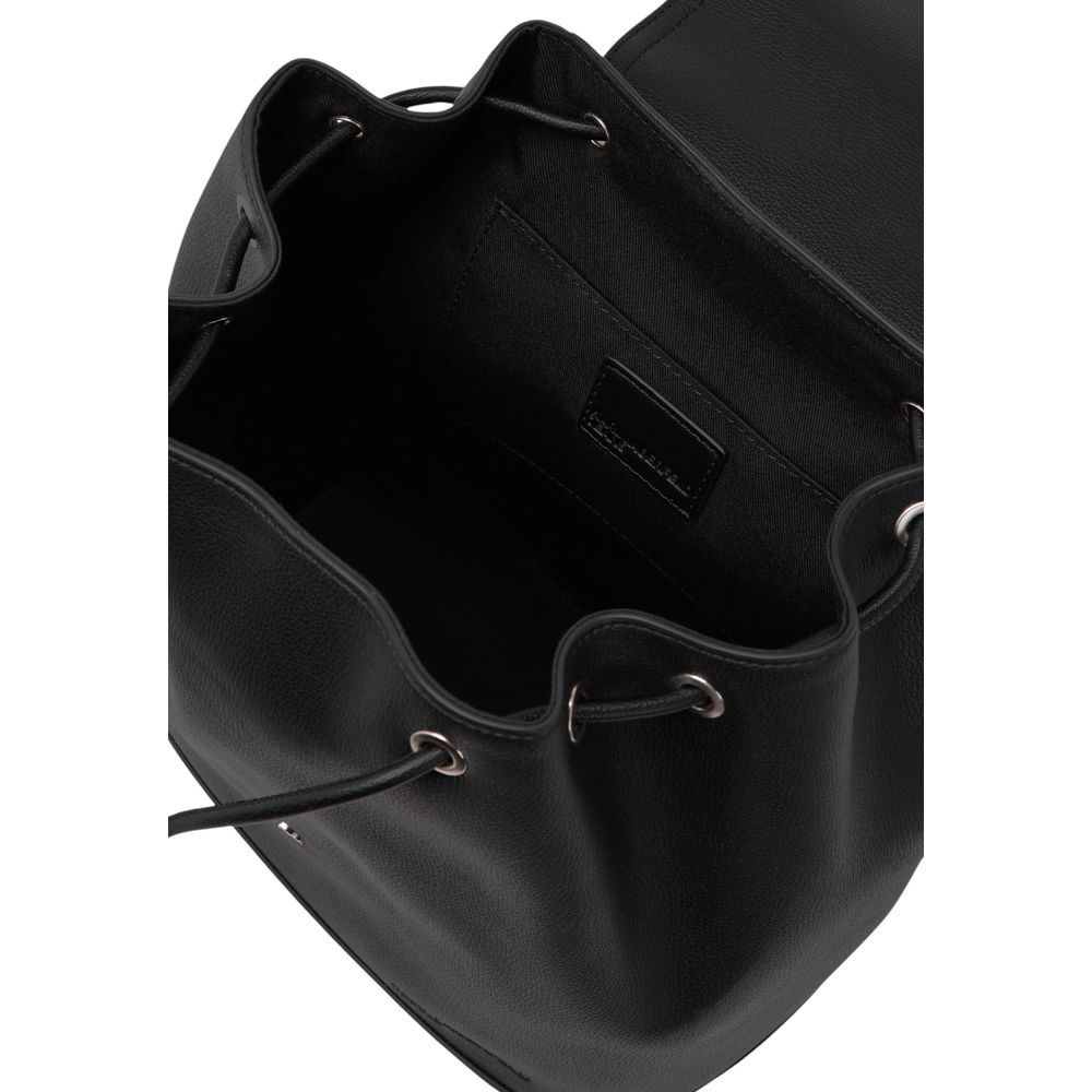 Karl Lagerfeld Black Polyethylene Backpack