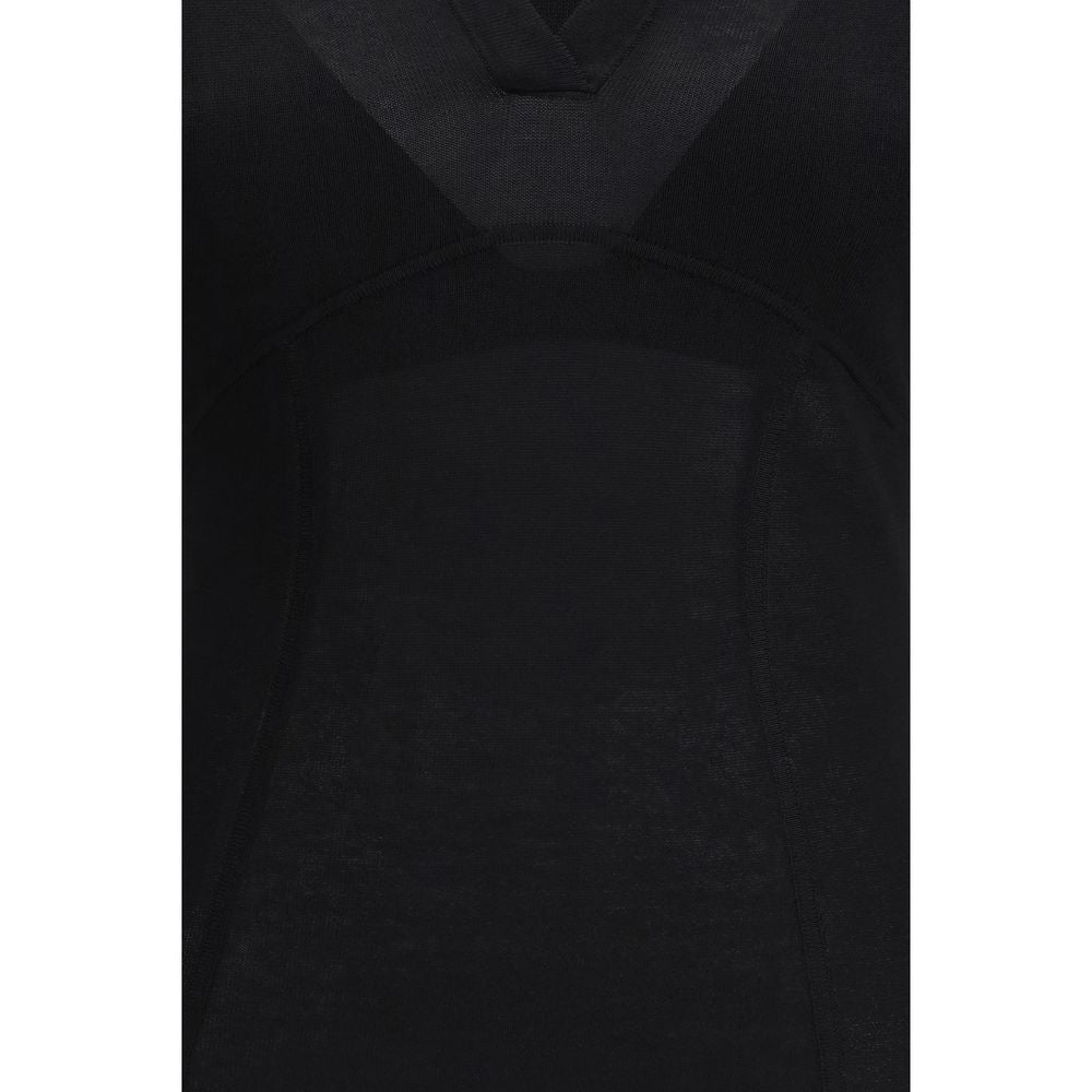 Experience the exquisite elegance of the PINKO Black Viscose Sweatshirt, where luxurious craftsmanship meets contemporary chic for a sophisticated allure.