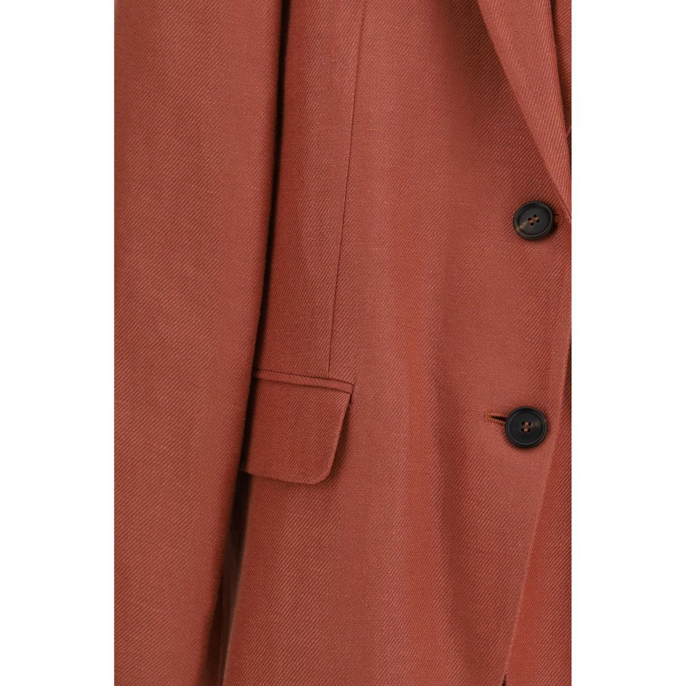 Brunello Cucinelli Multicolor Linen Blazer - Designer Couture