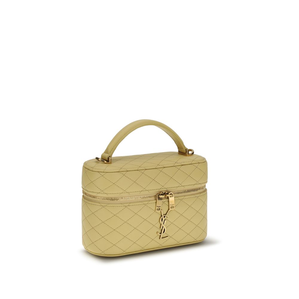 Saint Laurent Bicolor Calf Leather Bos Taurus Shoulder Bag