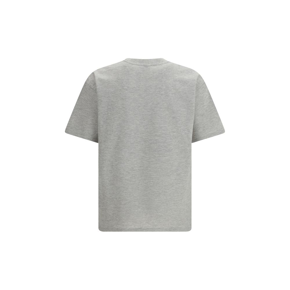 Elevate your wardrobe with the Saint Laurent Gray Cotton T-Shirt, a luxurious blend of comfort and sophistication, perfect for the discerning individual.