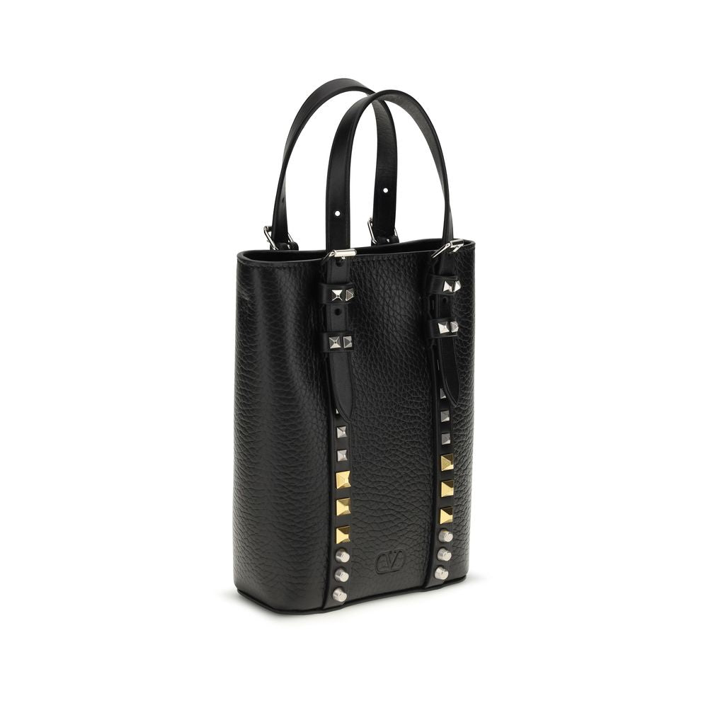 Valentino Garavani Rockstud Mini Bucket Bag - Luxurious Calf Leather