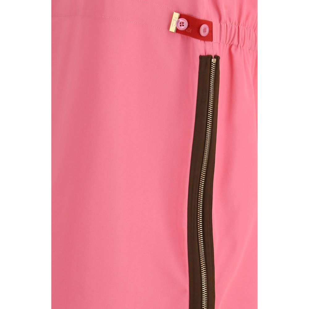 Indulge in the Fendi Multicolor Viscose Midi Skirt, a masterpiece of luxurious craftsmanship and vibrant elegance, perfect for those who embrace sophistication and style.
