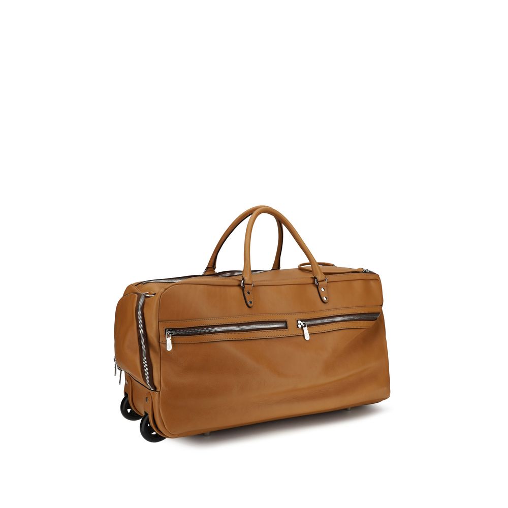 Brunello Cucinelli Trolley Travel Bag - Artisanal Luxury Design