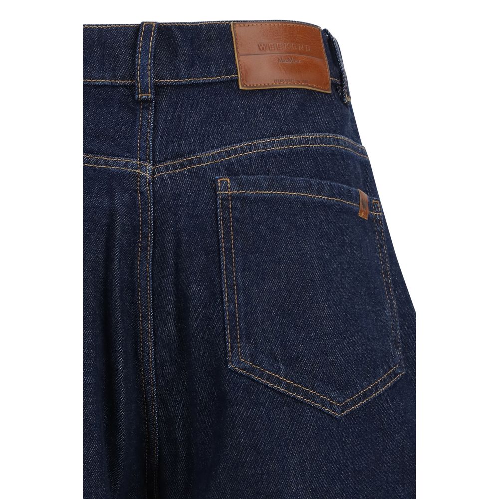 Max Mara Blue Cotton Jeans Denim