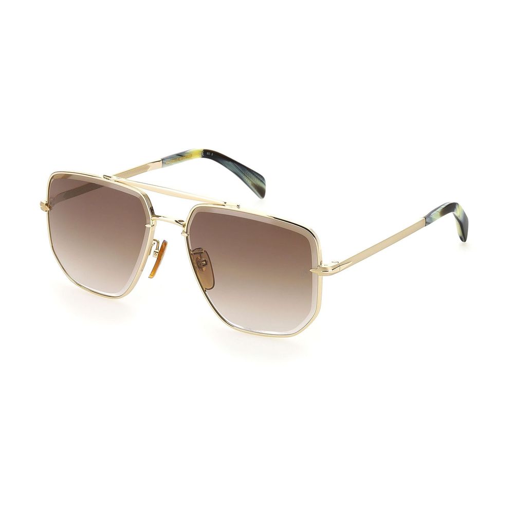 David Beckham Gold Metal Sunglasses - Luxury Eyewear for All