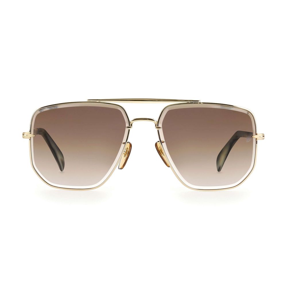David Beckham Gold Metal Sunglasses - Luxury Eyewear for All