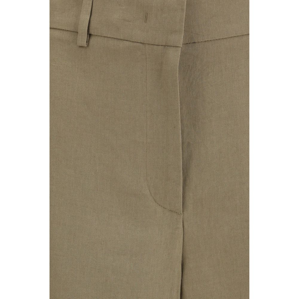 Giorgio Armani Beige Linen Casual Pants