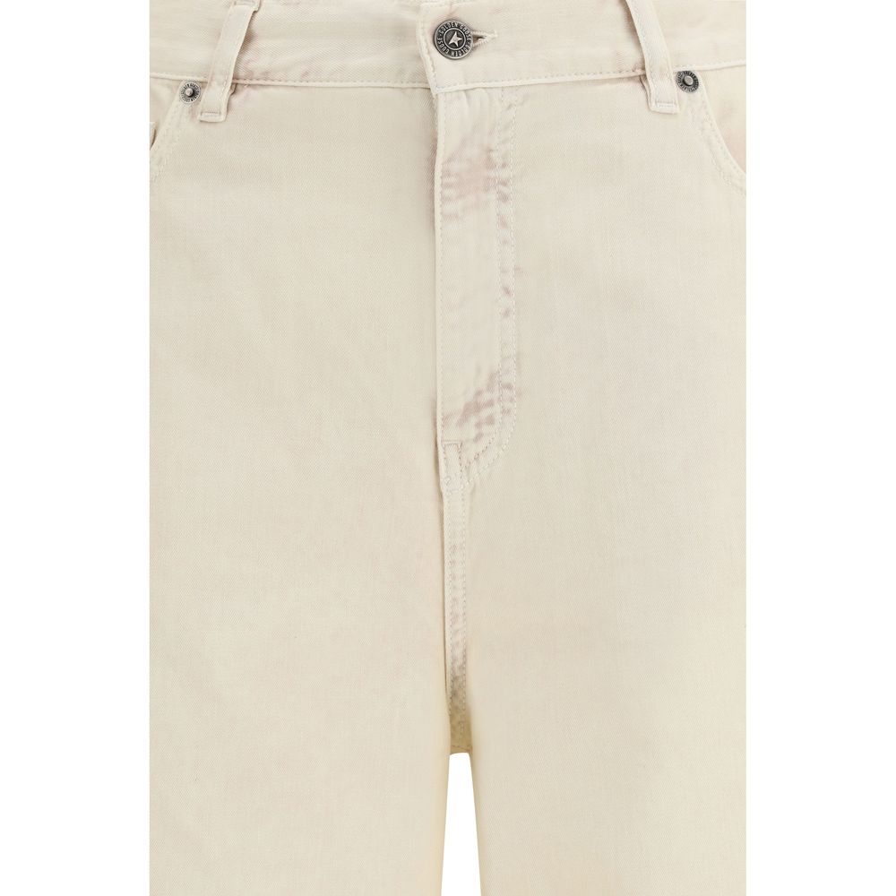 Golden Goose Bicolor Cotton Relaxed Fit Jeans - Artisanal Luxury