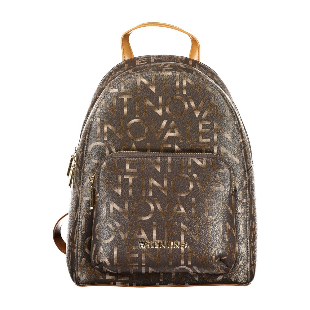 Valentino Brown Polyethylene Backpack