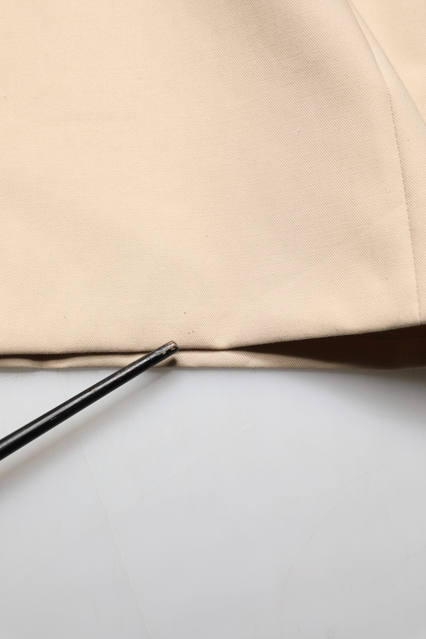 Dolce & Gabbana Beige Cotton Straight Men Dress Trouser Pants