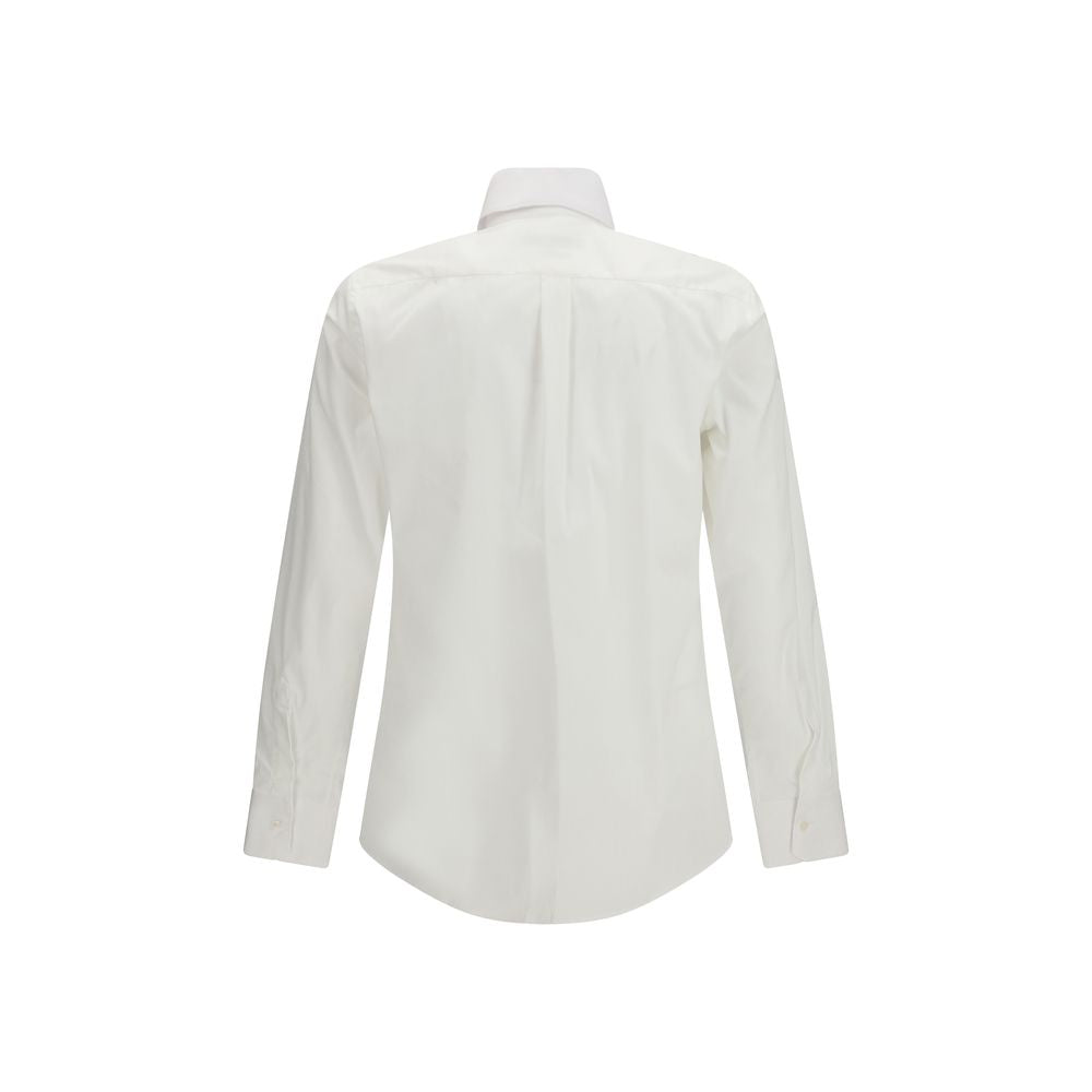 Dolce & Gabbana White Cotton Dress Shirt