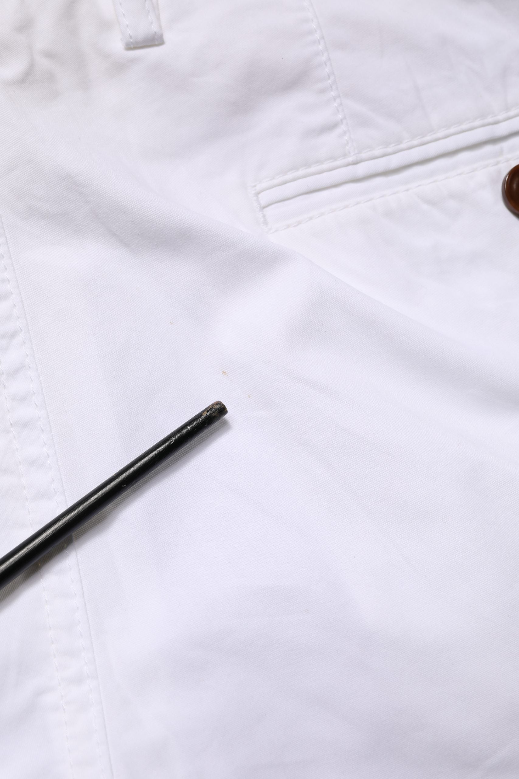 Hugo Boss White Mid Waist Skinny Chino Casual Trouser Pants