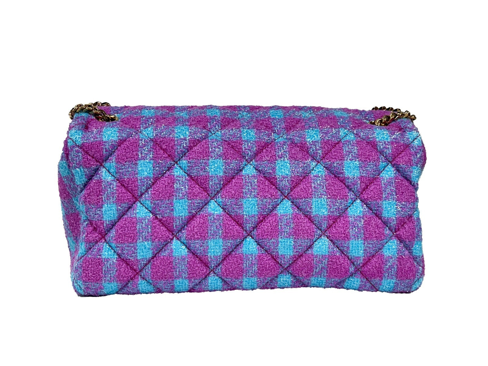 Elevate your style with the Versace Wool Lurex Medium Shoulder Crossbody Bag, a masterpiece of Italian craftsmanship and luxurious allure, perfect for any occasion.