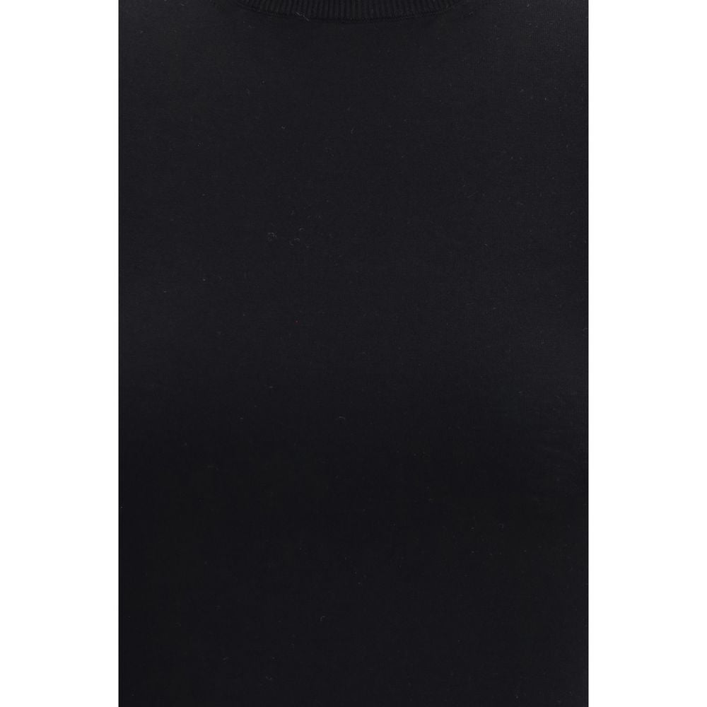 Max Mara Black Viscose T-Shirt