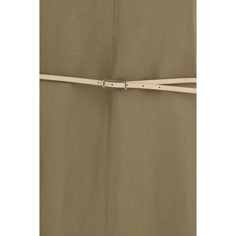 Fabiana Filippi Bicolor Polyamide Long Dress