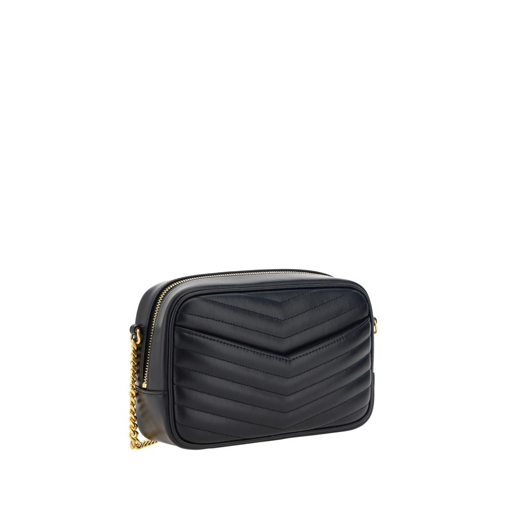 Saint Laurent Black Leather Shoulder Bag