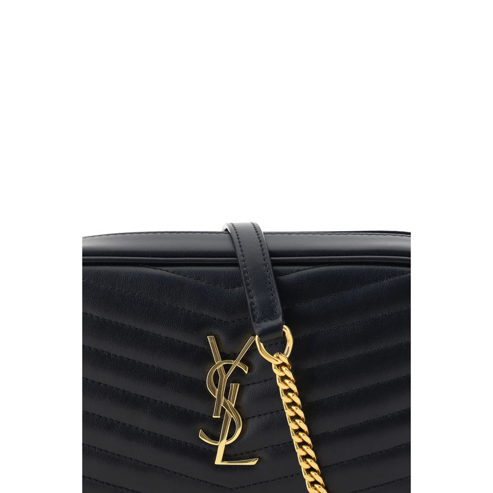 Saint Laurent Black Leather Shoulder Bag