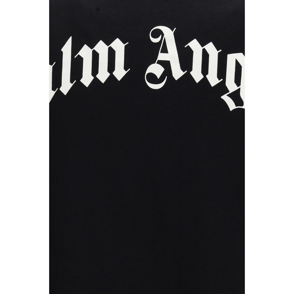 Discover the Palm Angels Black Cotton Sweatshirt, a luxurious blend of comfort and style, perfect for those who embody elegance and confidence in every moment.