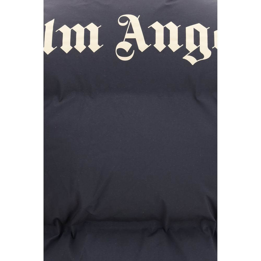 Discover the Palm Angels Black Polyamide Sleeveless Jacket, a fusion of luxury and functionality, crafted for the discerning individual seeking modern elegance.