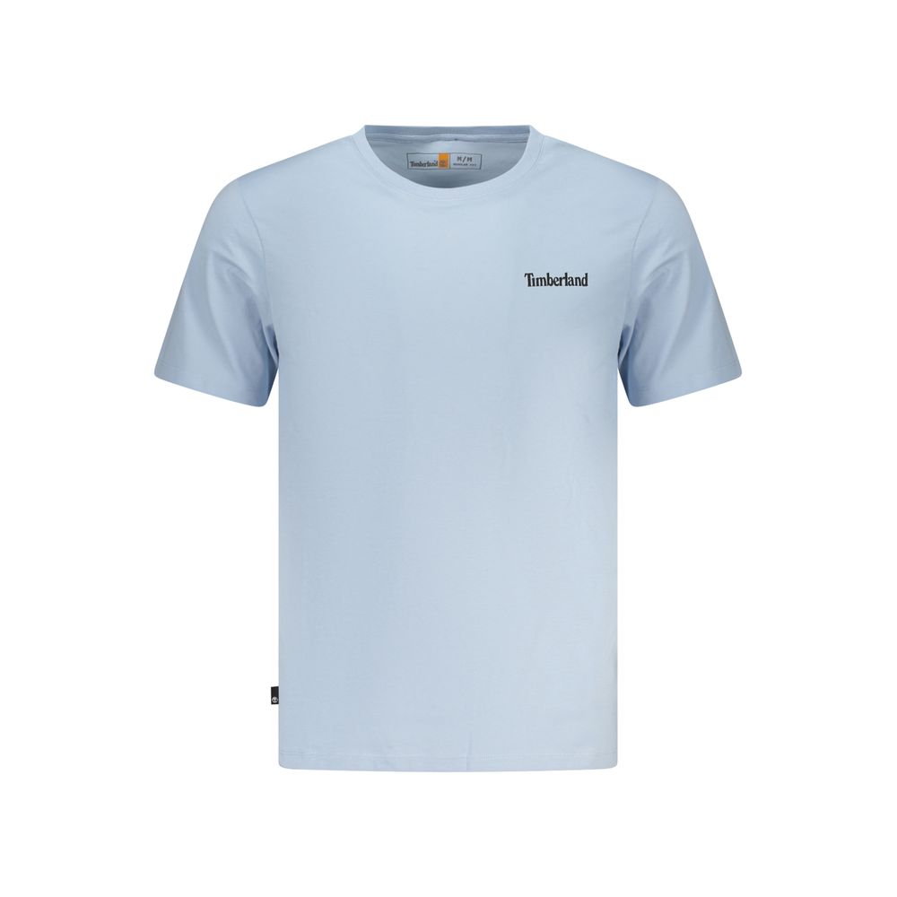 Timberland Azzurro Cotton Men T-Shirt