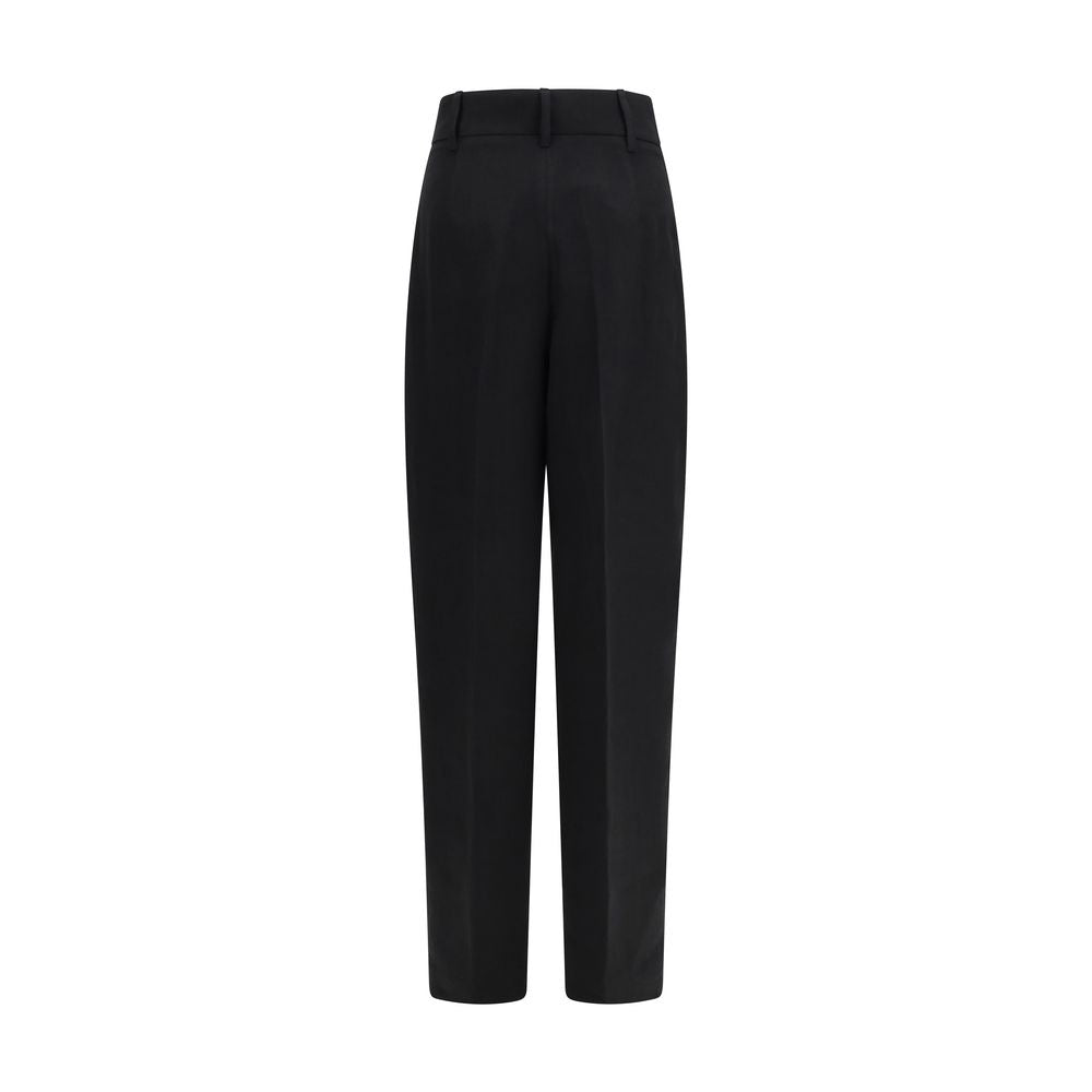 Indulge in the exquisite allure of Max Mara's Mstsumero Pants, crafted from pure délavé linen for effortless elegance and tailored sophistication in every step.
