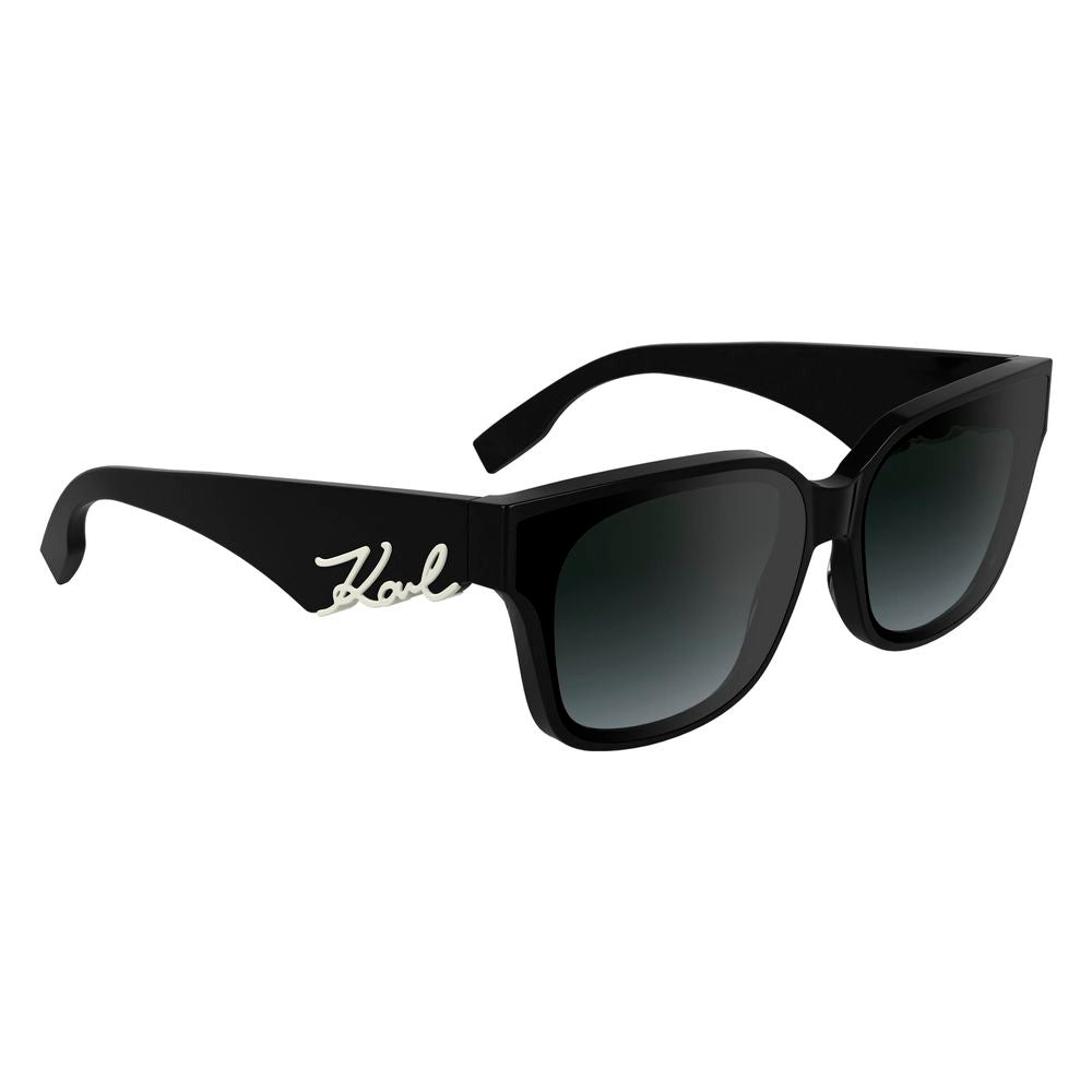 Karl Lagerfeld Black Acetate Sunglasses