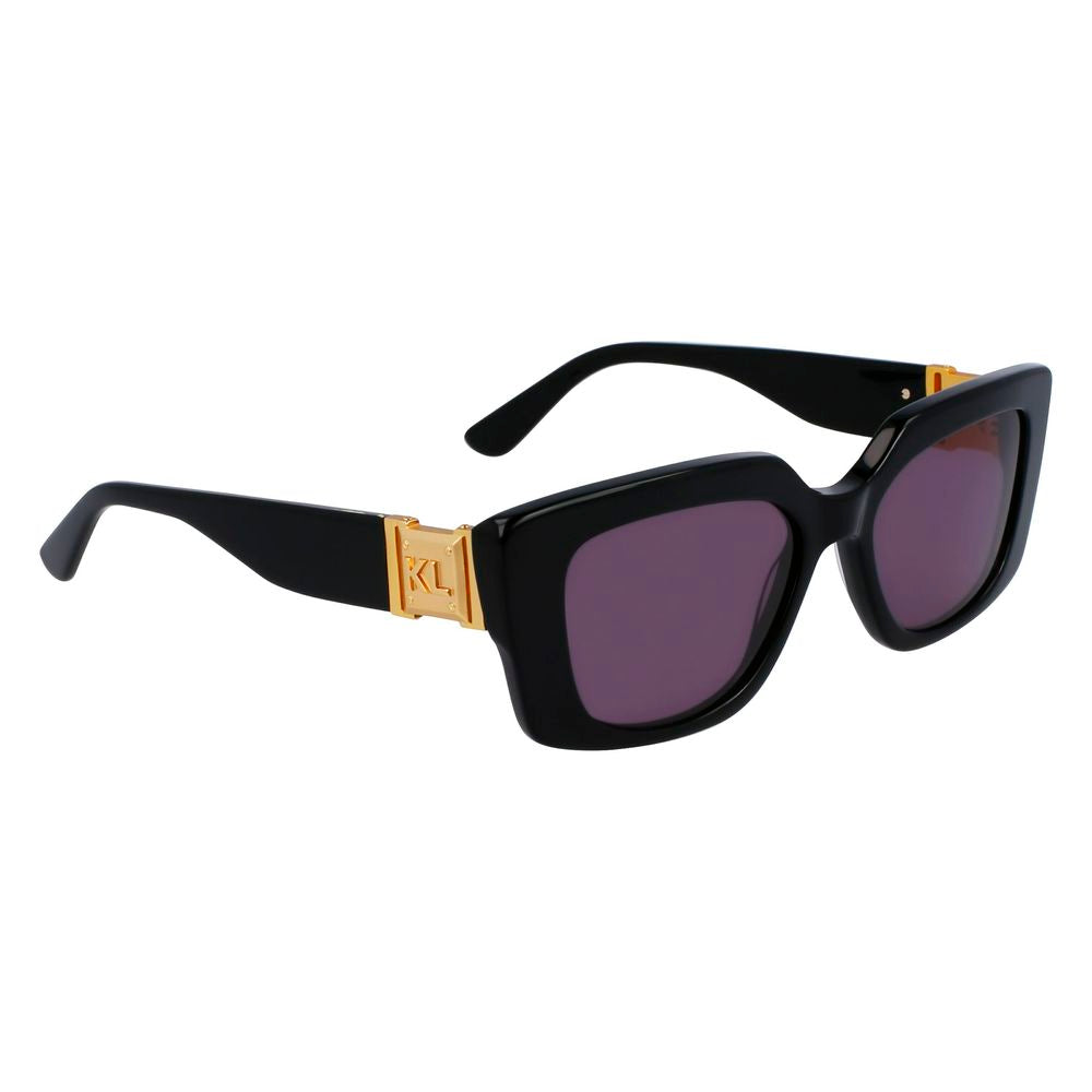 Karl Lagerfeld Black Acetate Sunglasses