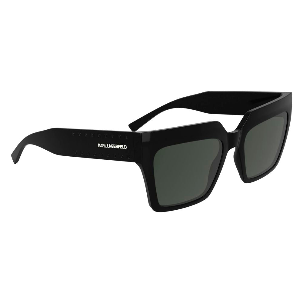 Karl Lagerfeld Black Injected Sunglasses