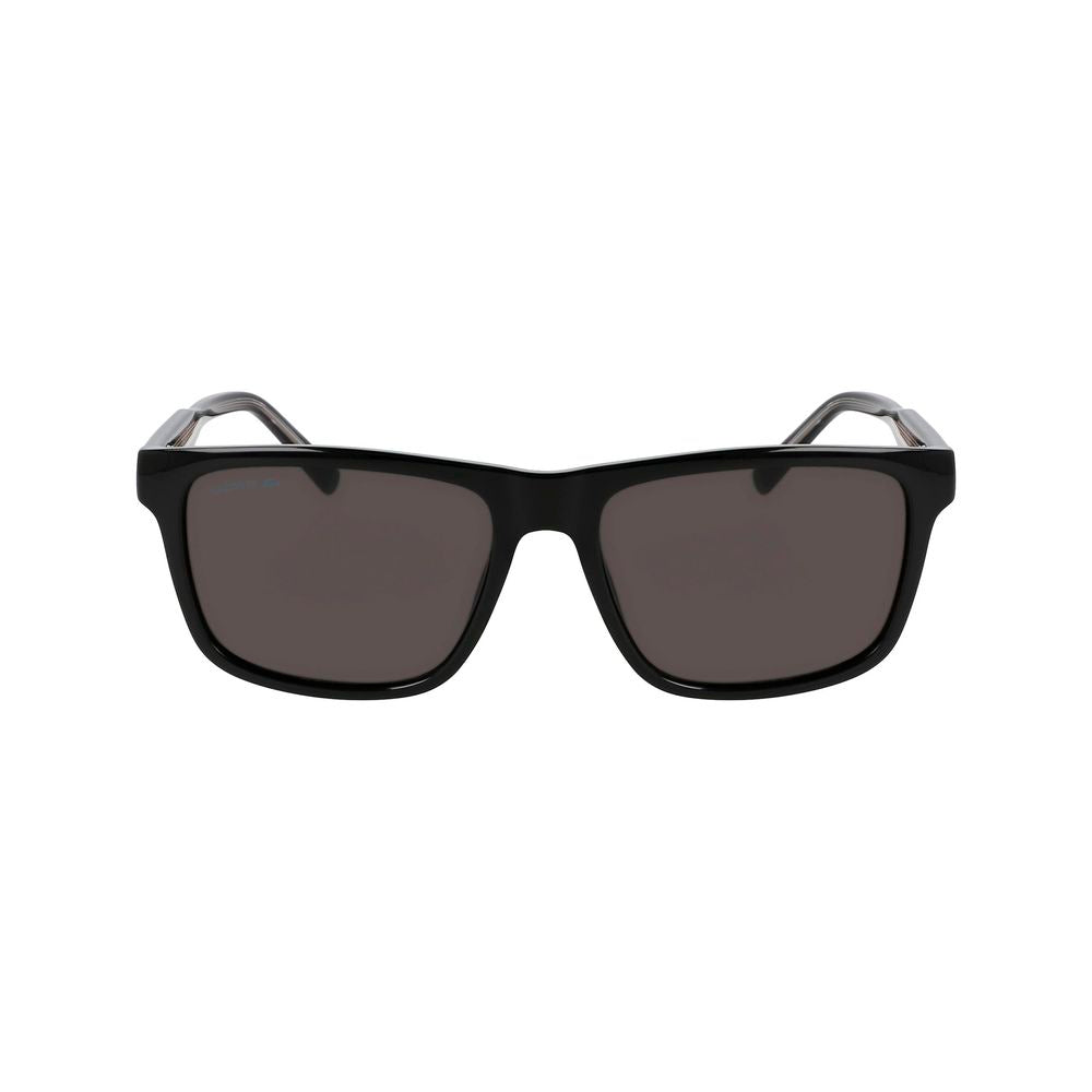 Indulge in the sophistication of Lacoste Black Injected Sunglasses, where exquisite craftsmanship meets timeless elegance, elevating your style with luxurious allure.