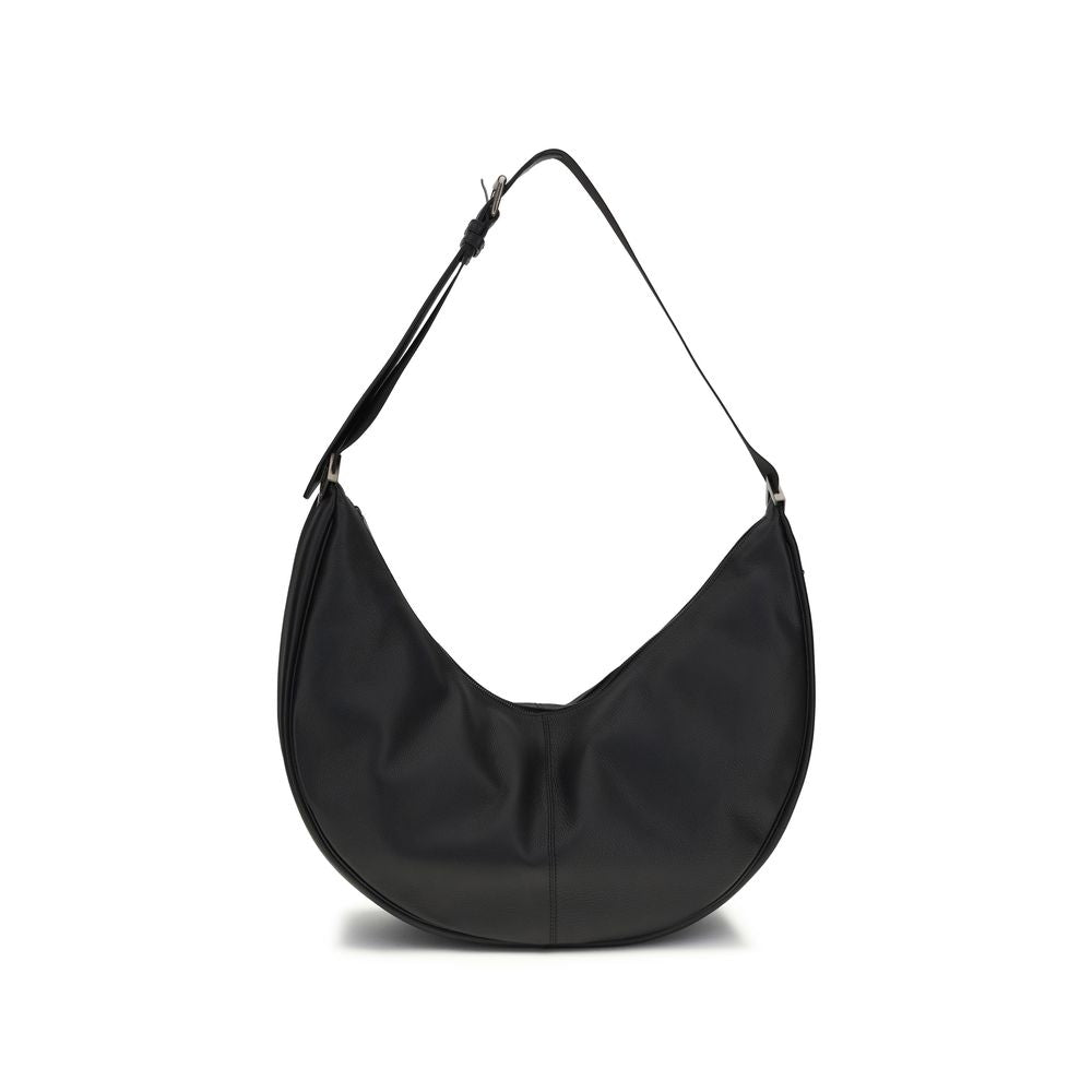 Discover the Fendi Black Calf Leather Bos Taurus Shoulder Bag, a timeless blend of elegance and practicality, crafted for the discerning fashion connoisseur.