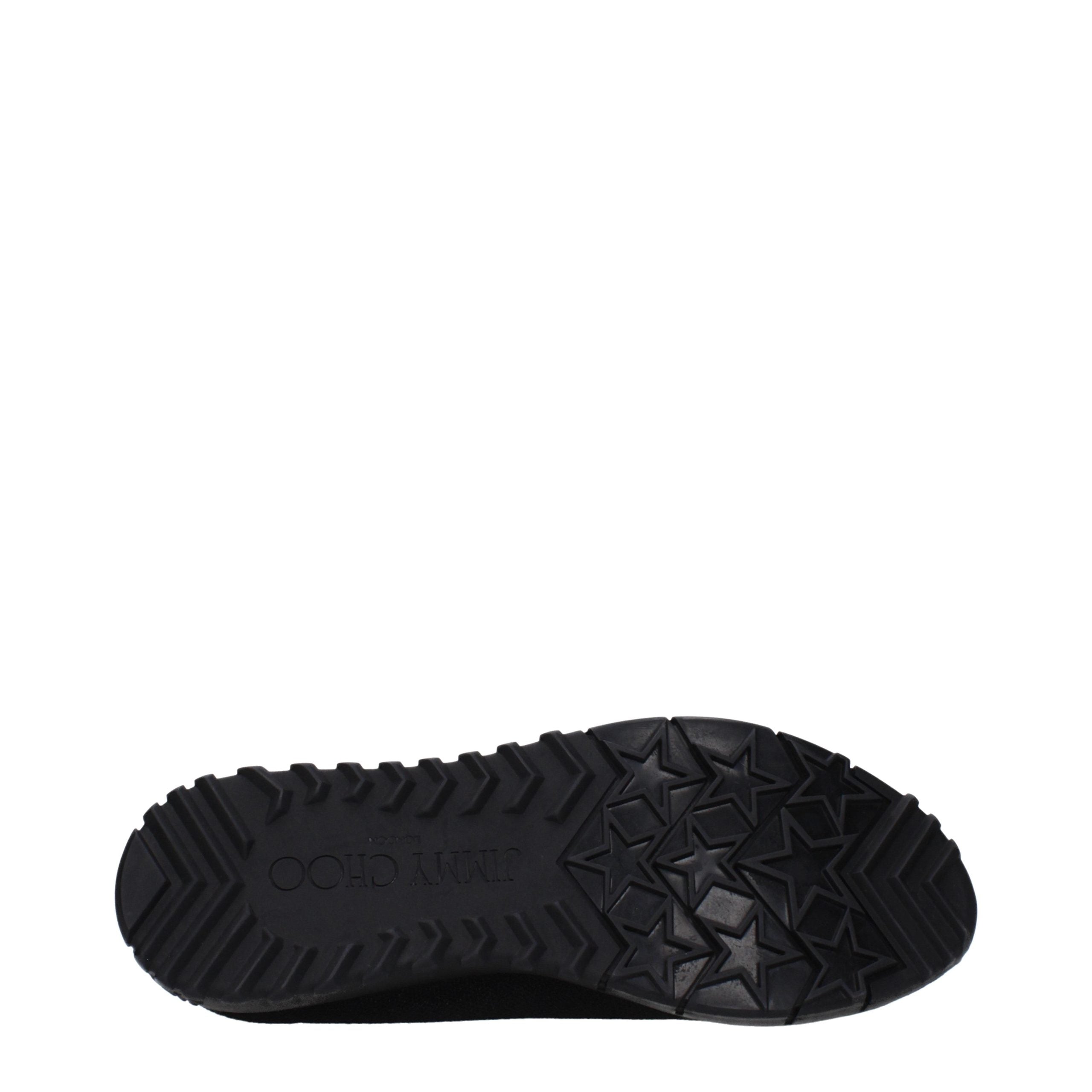 Indulge in the exquisite craftsmanship of Jimmy Choo Black Fabric Slip-On Loafers, where timeless elegance meets versatile luxury for the discerning individual.