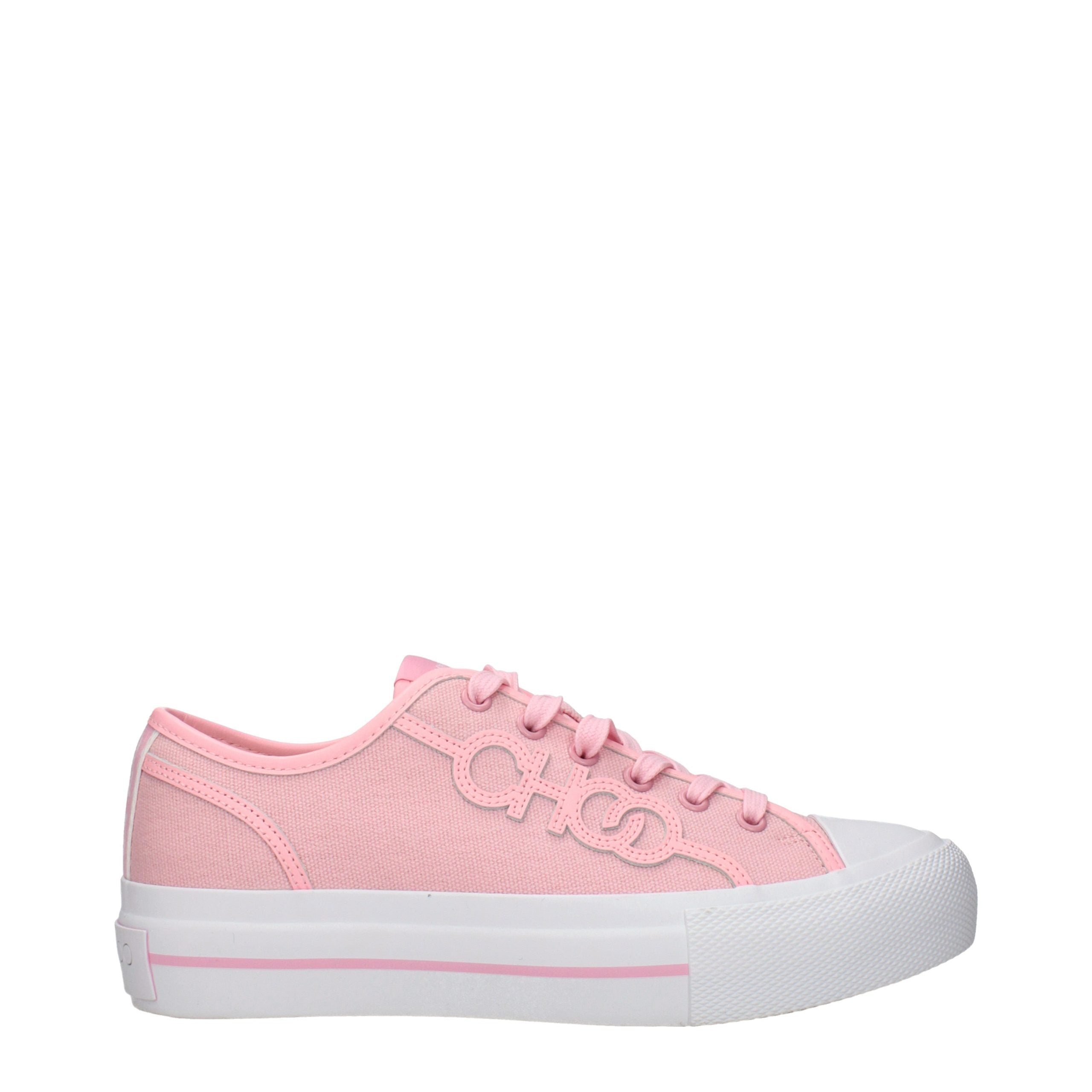 Elevate your style with Jimmy Choo Pink Fabric Low Top Sneakers, where playful sophistication meets timeless luxury, perfect for the discerning fashionista.