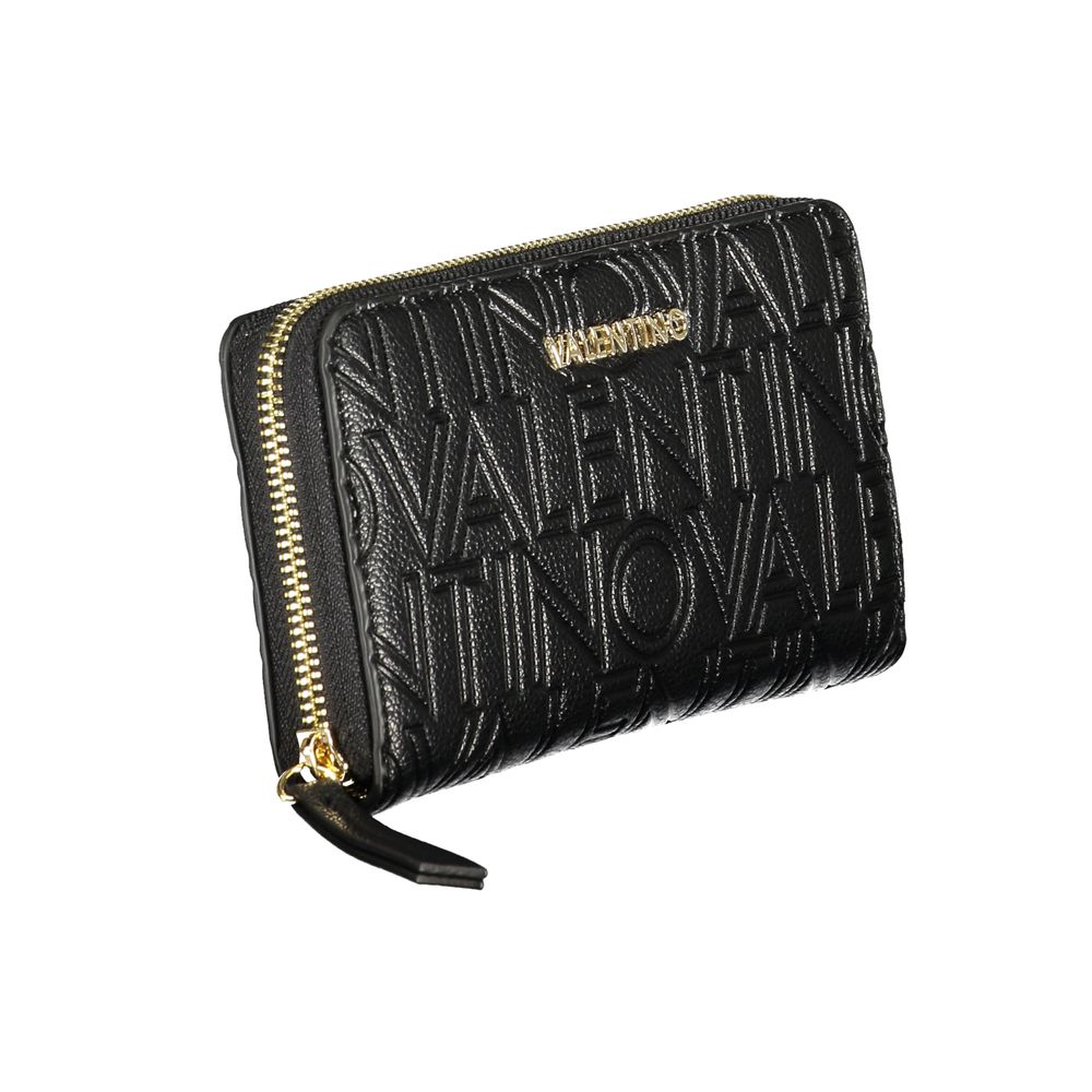 Valentino Black Polyurethane Womens Wallet