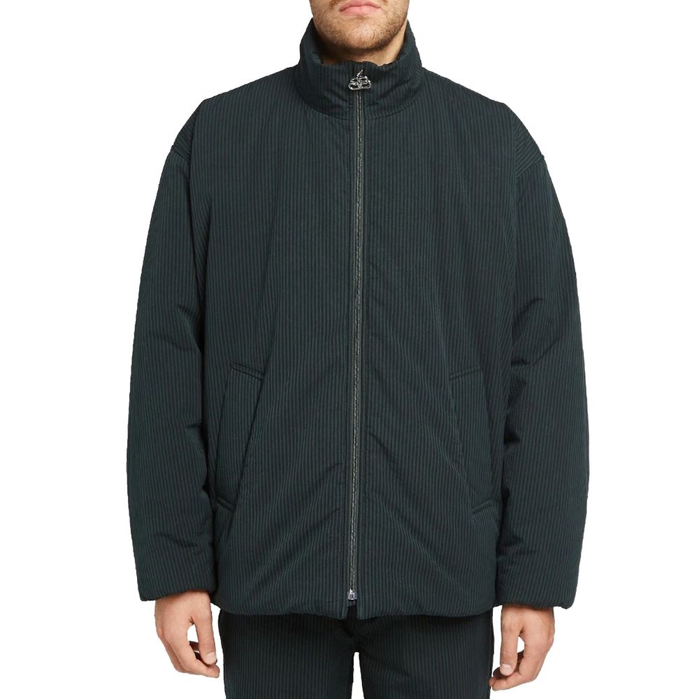 Balenciaga Black Cotton Full-Length Jacket - Luxurious Couture
