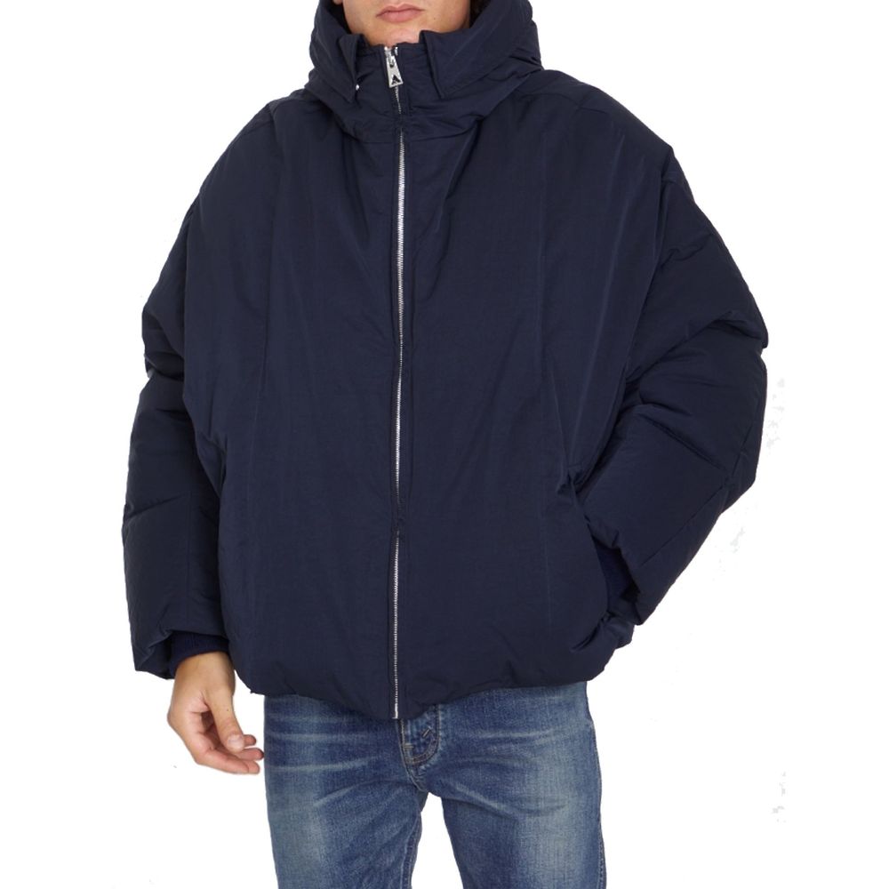 Bottega Veneta Blue Polyamide Shell Jacket - Designer Couture