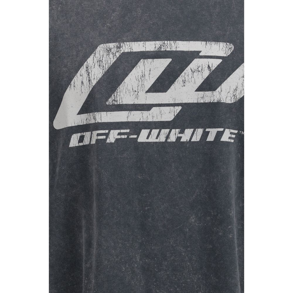 Elevate your wardrobe with the Off-White Racing Skate T-shirt, crafted from premium cotton for a luxurious, relaxed fit that embodies modern sophistication.